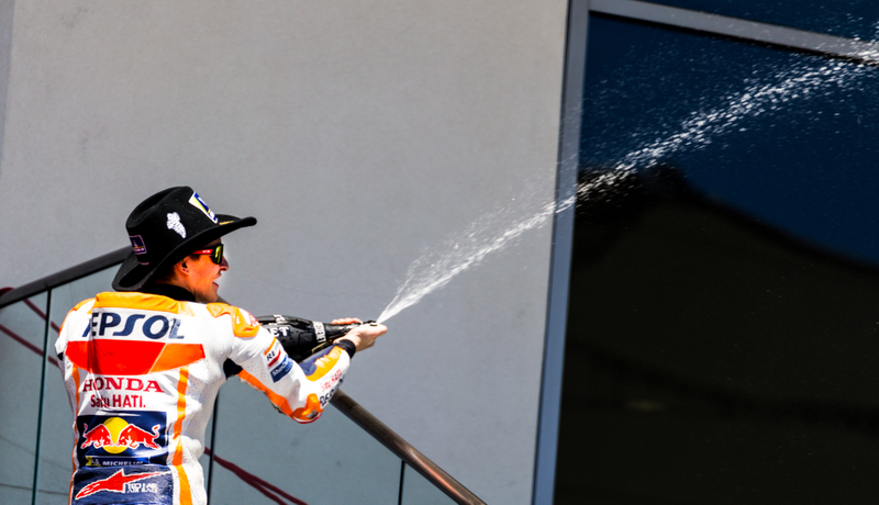 Illustration for article titled Overcoming The Odds, Marc Marquez Wins MotoGP Again In Austin